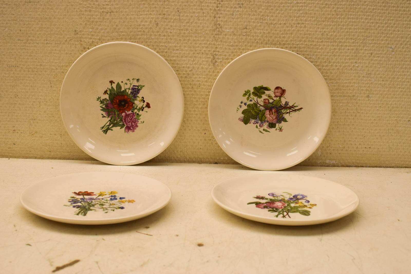4 stuks Villeroy & Boch porseleinen borden  45877