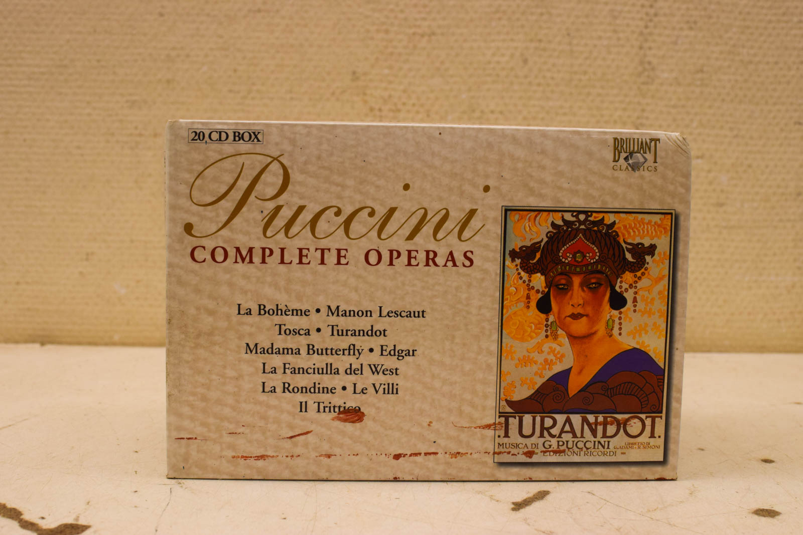 20 cd box Puccini complete opera's  45922