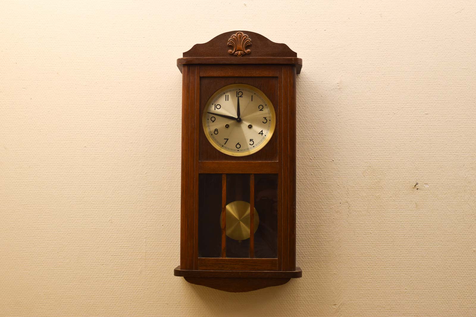 Houten wandklok  45984