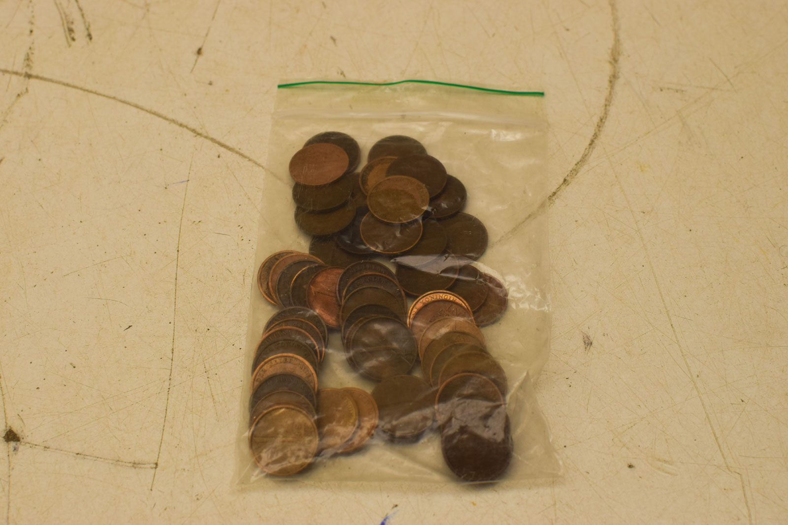 50 stuks van 1 cent  45465