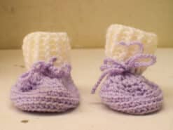 Zelfgemaakte baby slofjes 45486