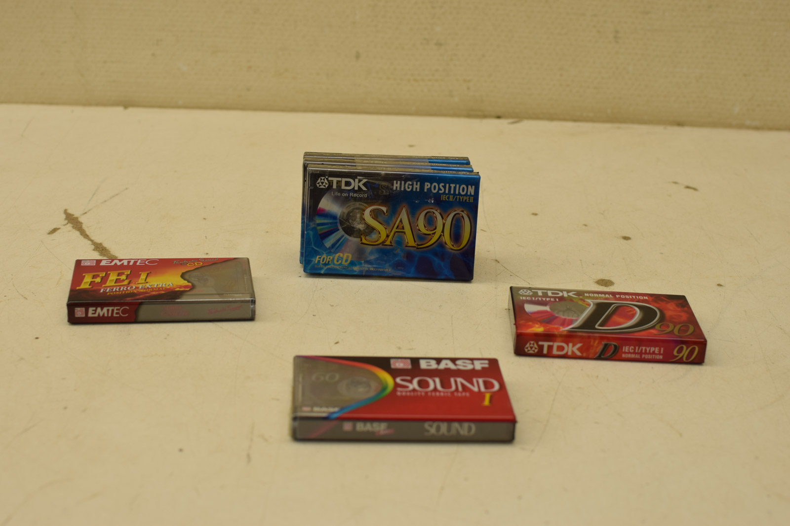 6 stuks cassettebandjes  46484