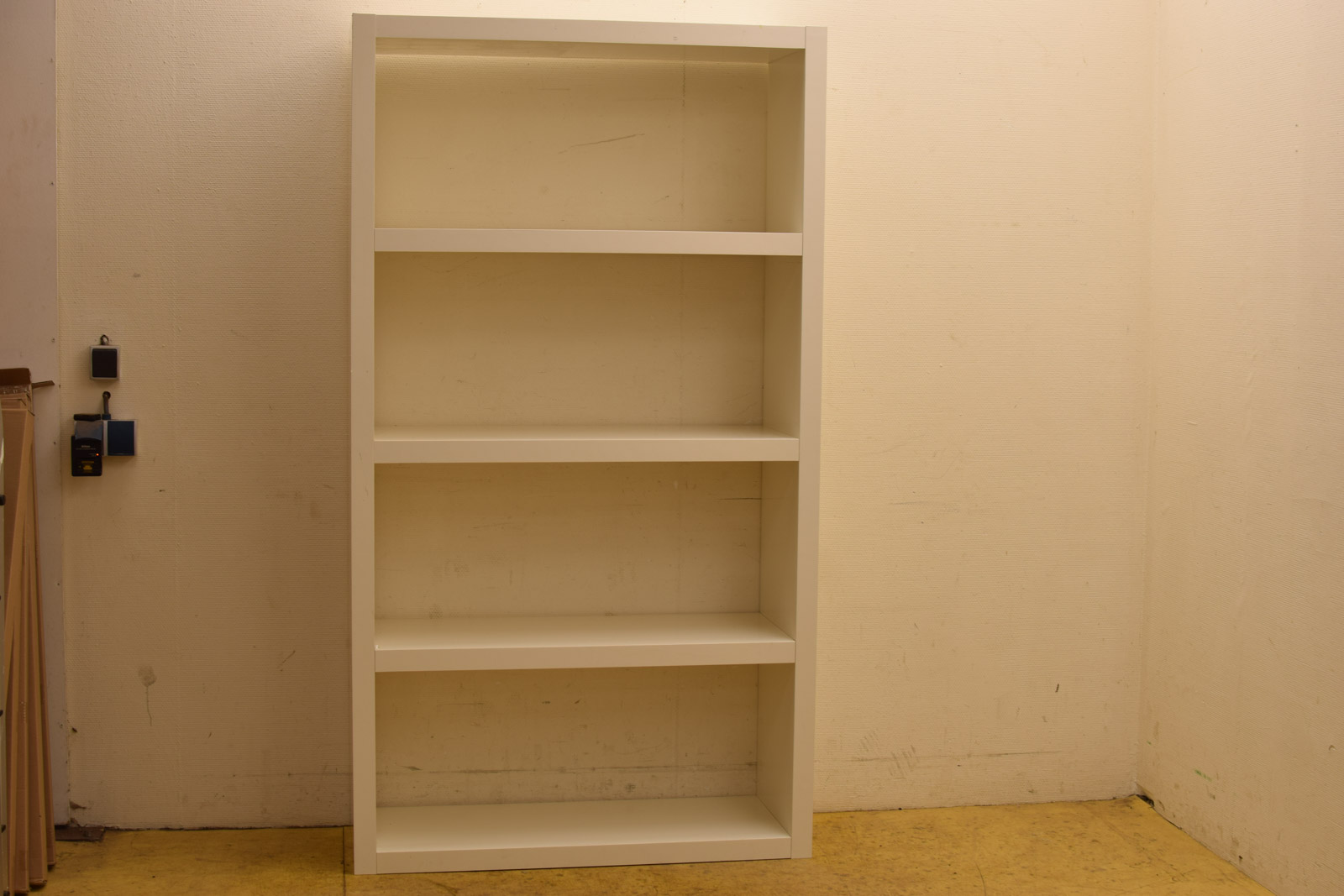 Houten witte Boekenkast  46494