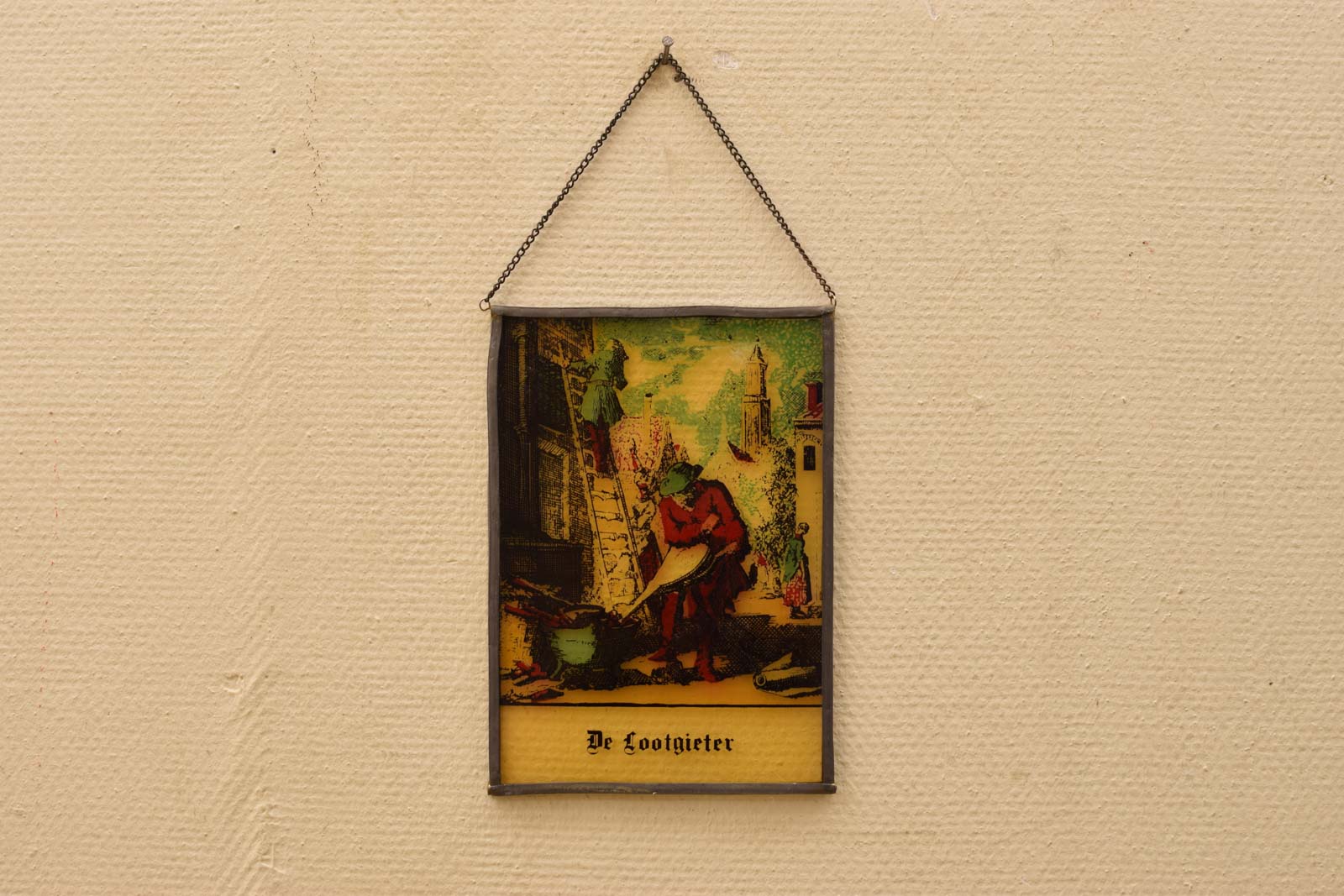 Glas In Lood Raam De Loodgieter  46557