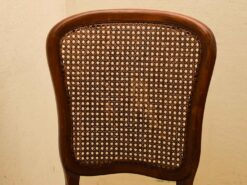 Alternative view of 4 selva stuks houten eetkamerstoelen 46606