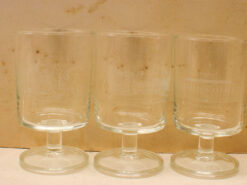 Alternative view of 6 delig Glazen op voet met paleizen afdruk 46686