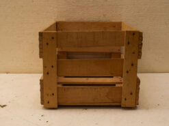 Alternative view of Houten krat met tekst 46727