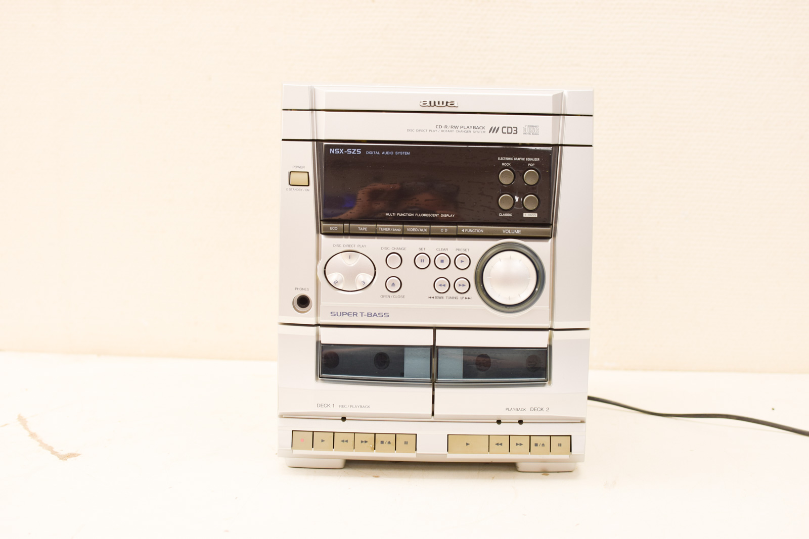 Aiwa cd-r-rw playback cd 3 46116