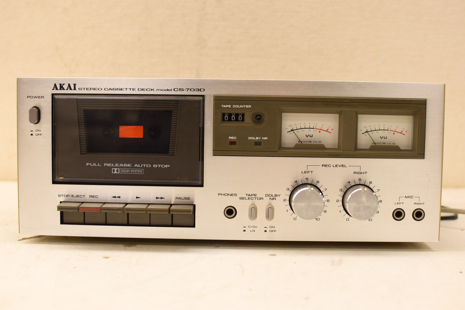 Akai stereo cassette deck 46203