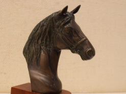 Alternative view of Bronzen Paardenhoofd 46024