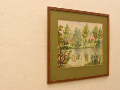 Alternative view of Prent van huizen aan het water 46299