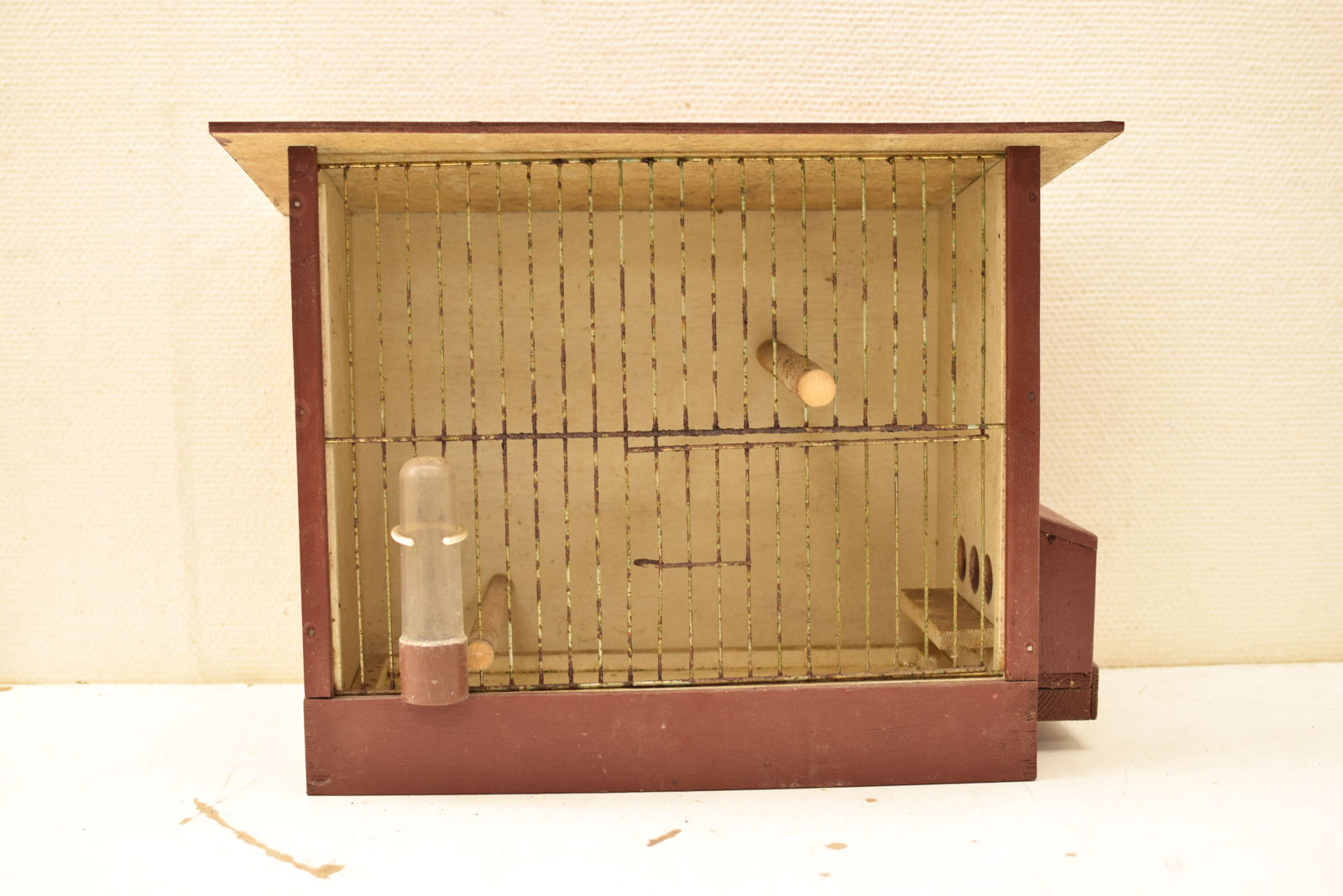 Vogelkooi  van hout  46230