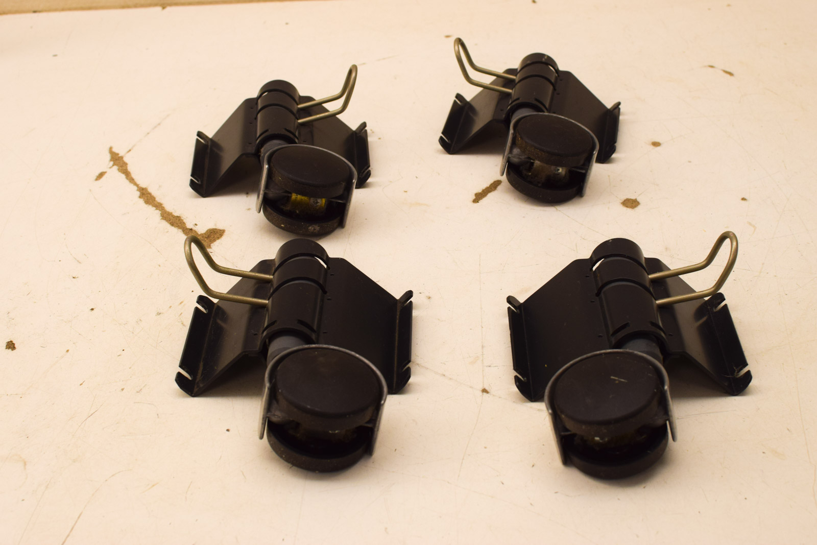 4 stuks  Loopwielen voor auping bed 46812