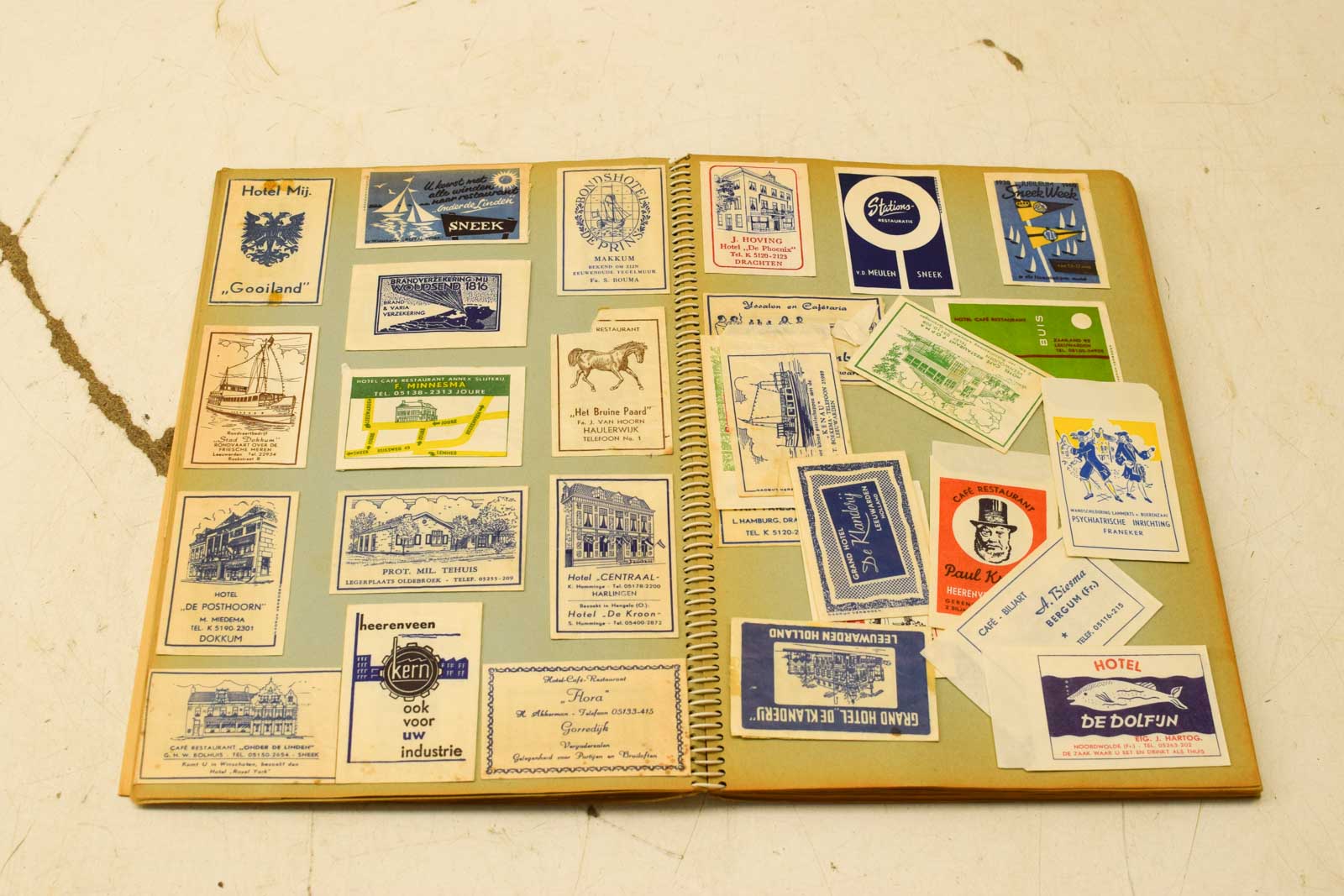 Plakboek Met  papieren suikerzakjes  46888