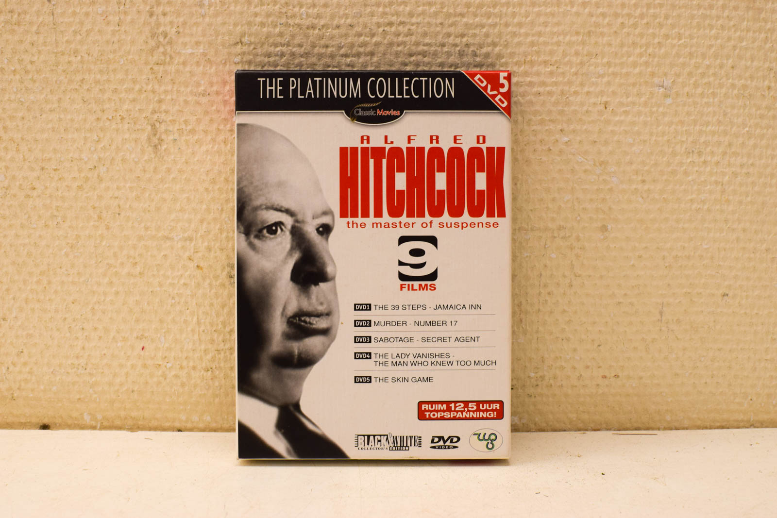 5 DVD box Alfred Hitchcock The master of suspense  46904
