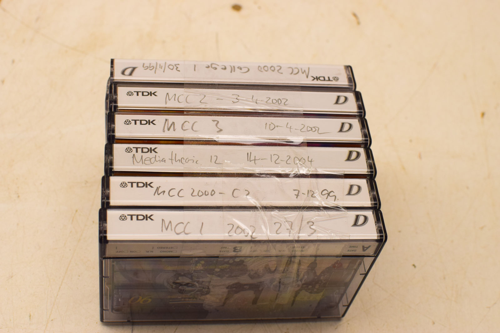 Alternative view of 6 stuks TDK cassettebandjes  46919