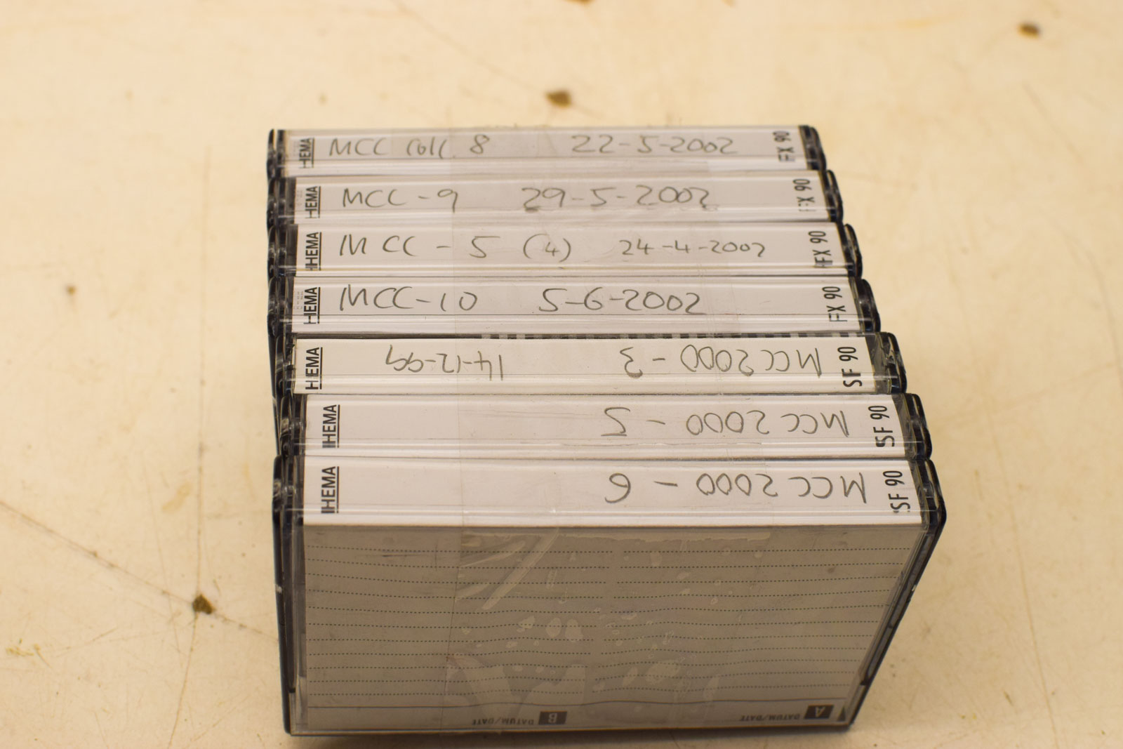 Alternative view of 7 stuks Hema Cassettebandjes  46945