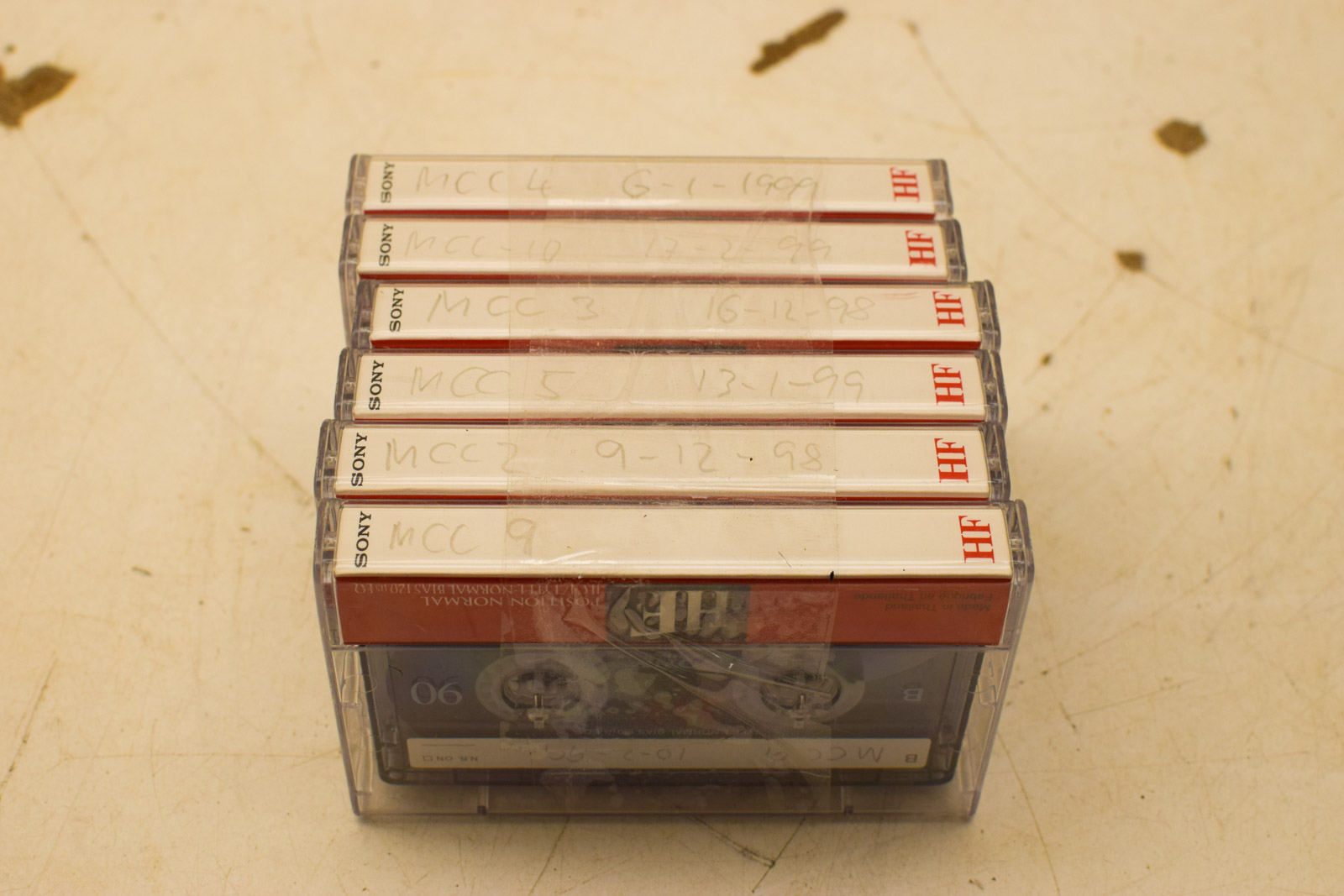 Alternative view of 6 stuks Sony cassettebandjes  46957
