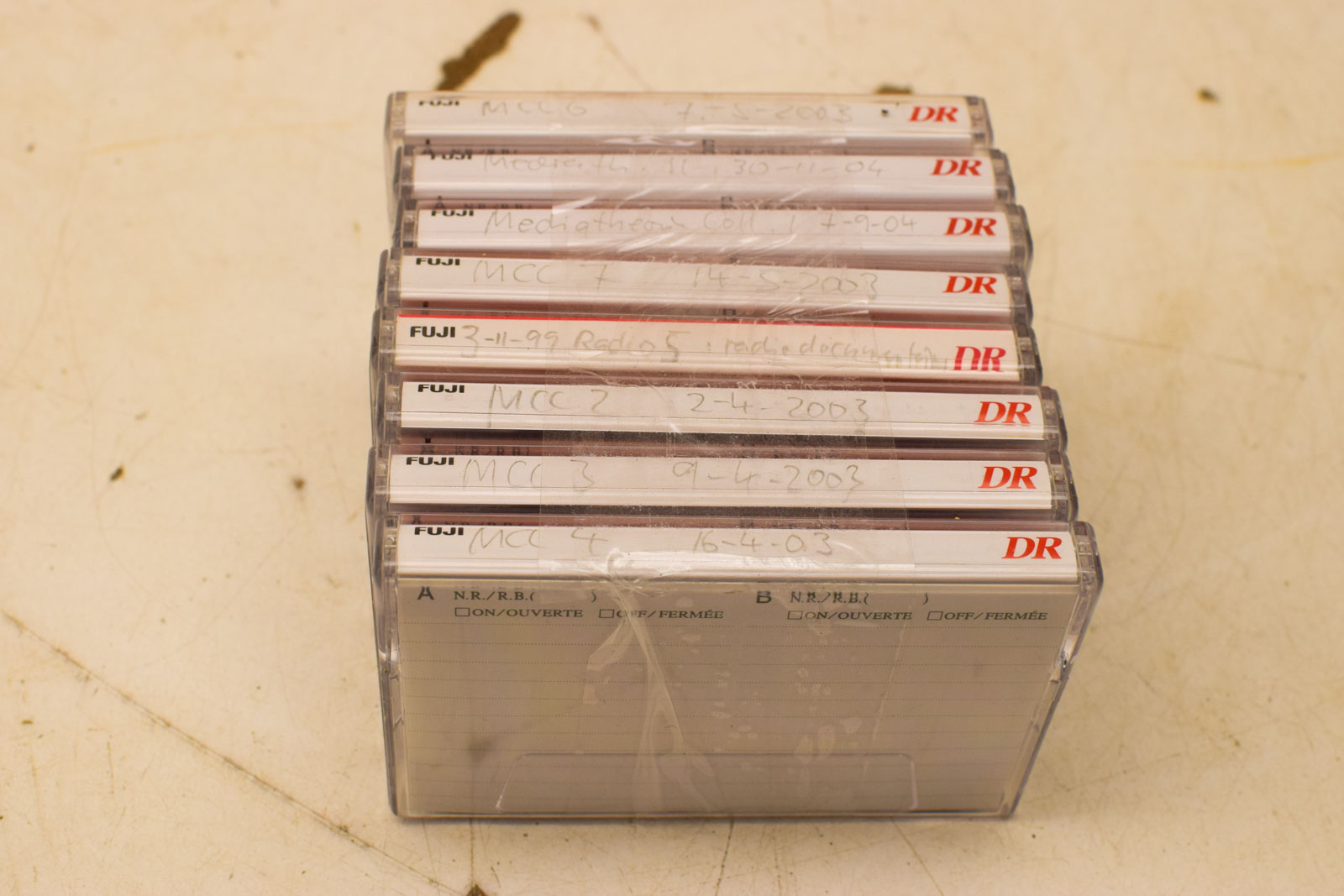 Alternative view of 8 stuks Fuji DR cassettebandjes  46964
