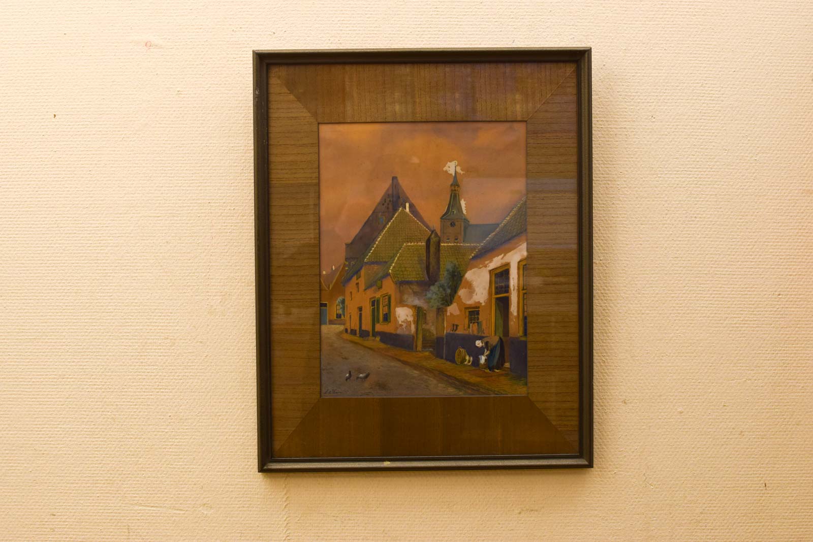 Prent van een straatje  47196