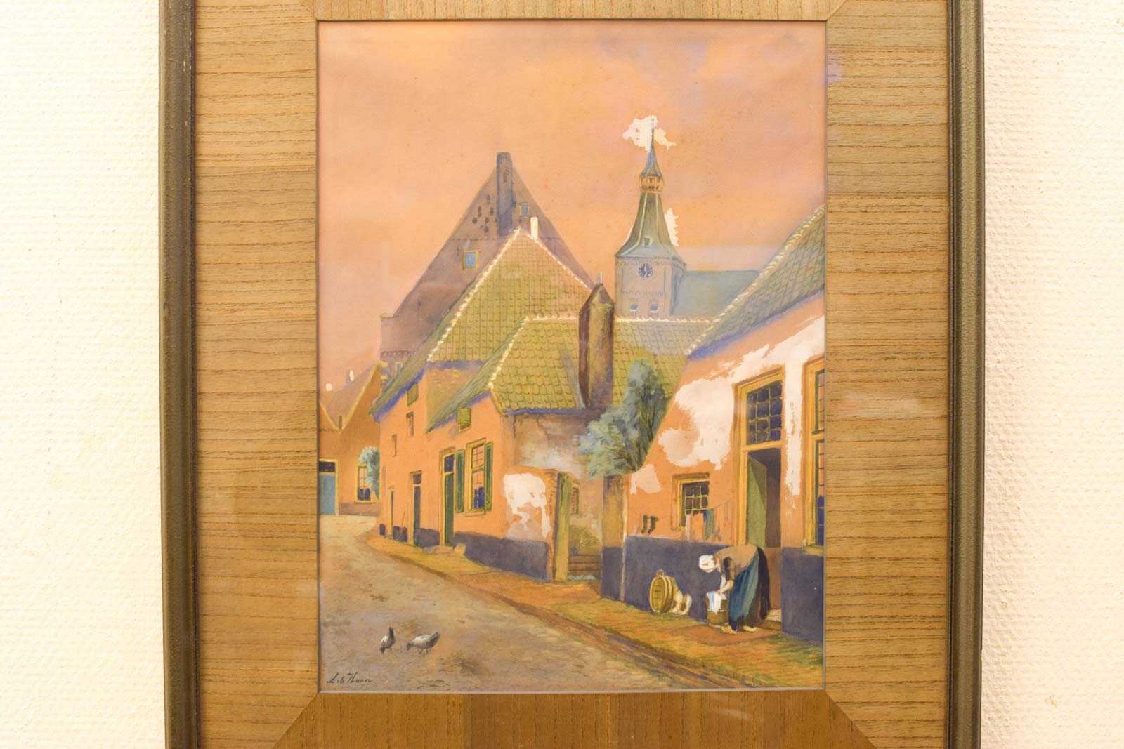 Alternative view of Prent van een straatje  47196