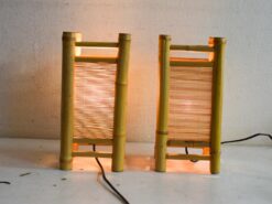 Alternative view of 2 stuks Bamboe tafellampjes 47206