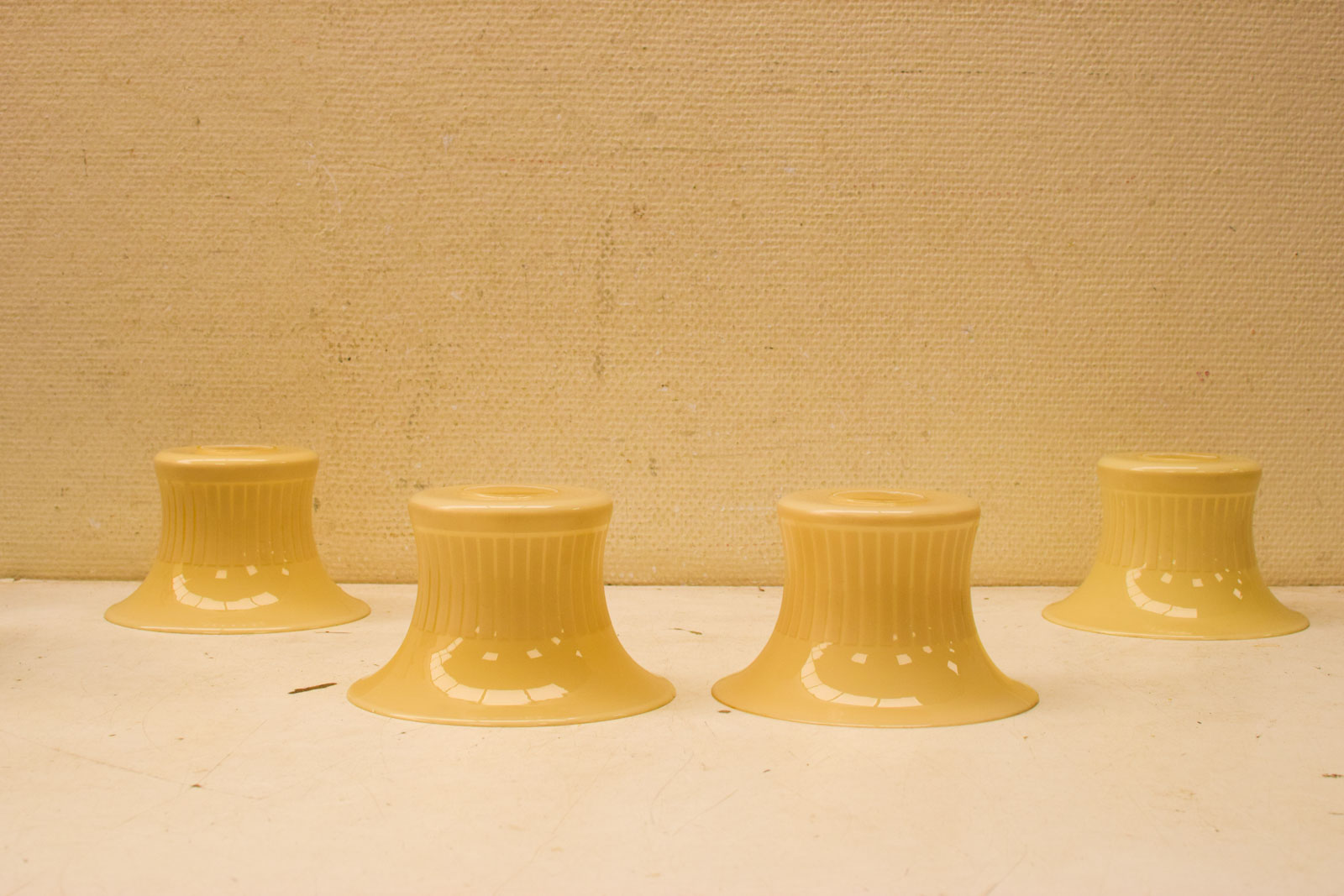4 stuks glazen lampenkappen  47213