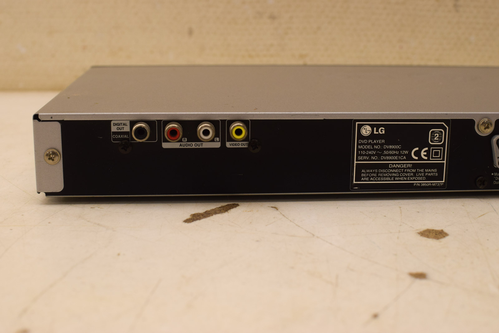 Alternative view of LG dvd/vcd/cd player  47276