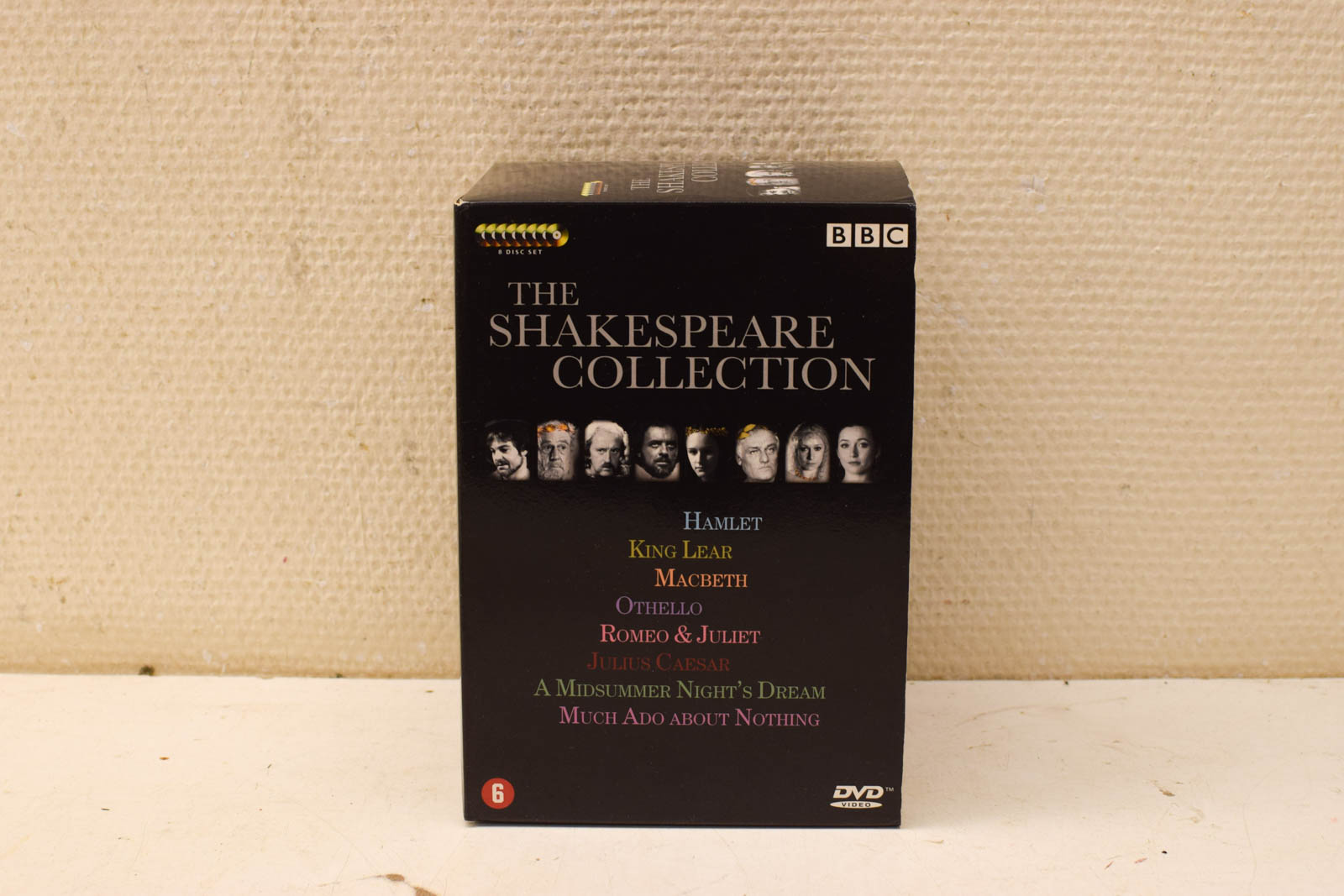 8 disc box The Shakespeare  Collection  47494