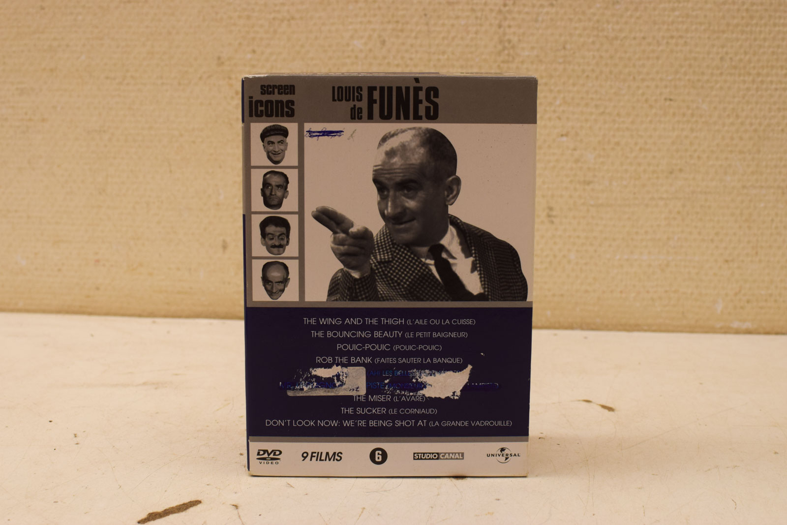 9 dvd box     Louis de Funes  47500