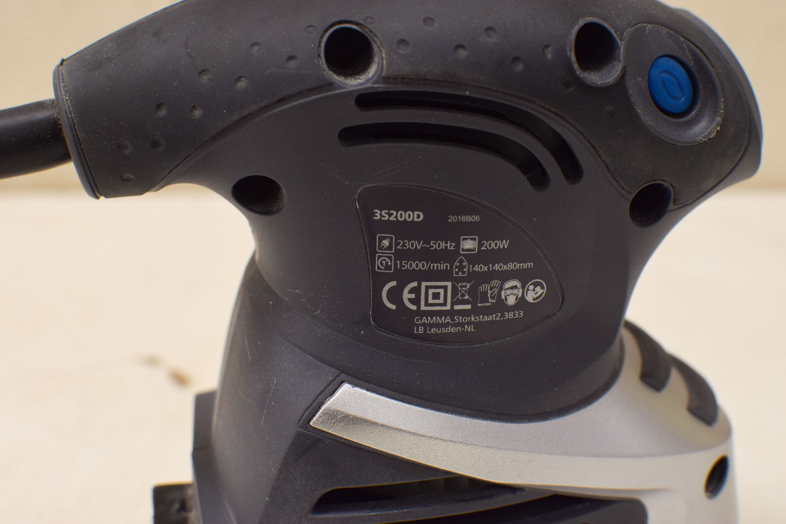 Alternative view of Gamma Handpalmschuurmachine  47507