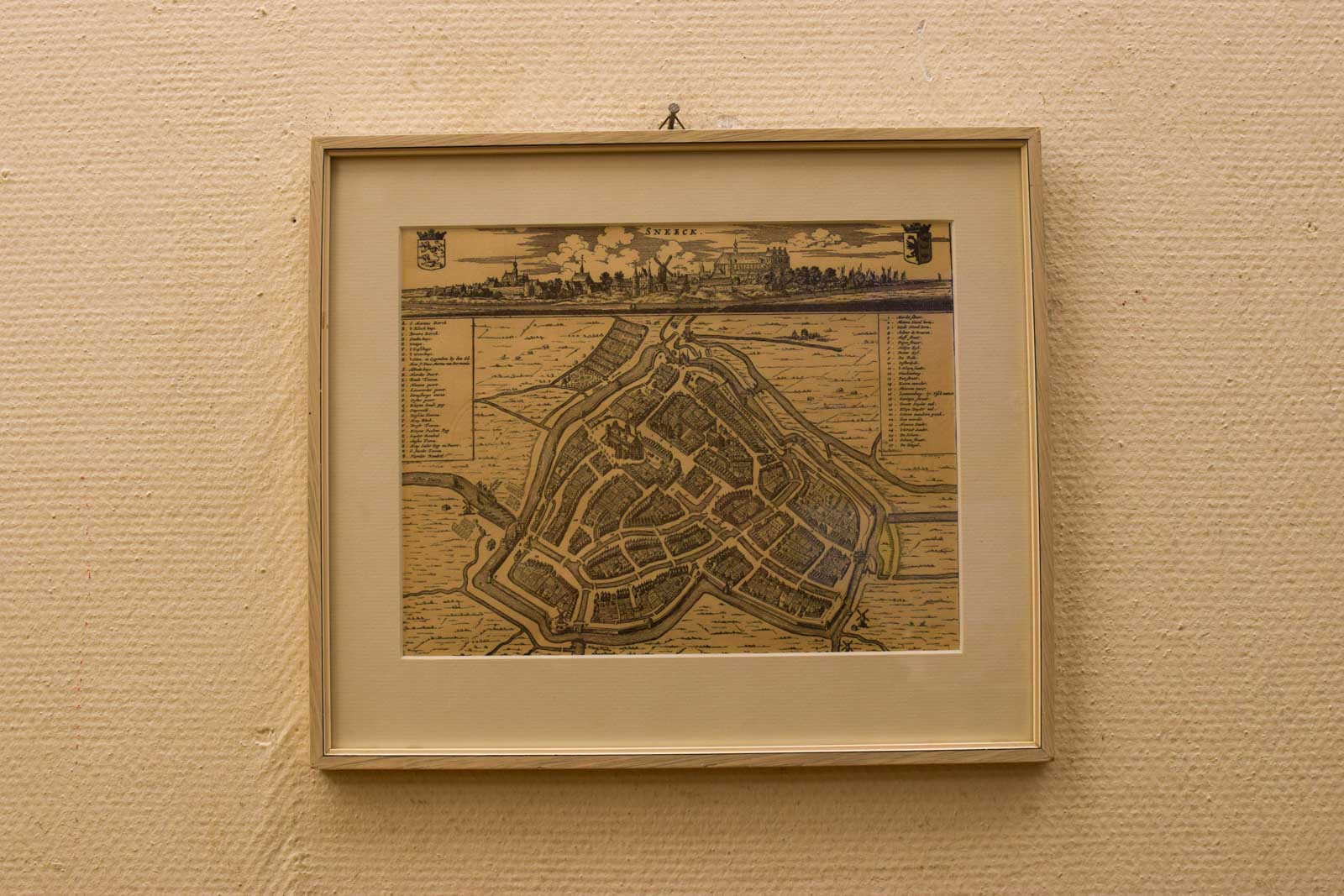 Prent op de kaart van sneeck  47520