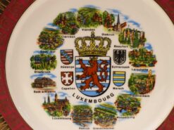 Alternative view of Mitterteich Bavaria Vintage Luxembourg Souvenir wandbord 47575