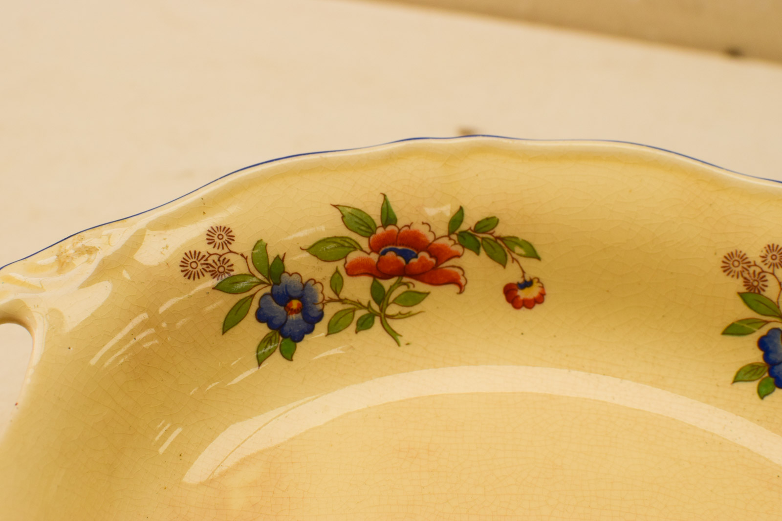 Alternative view of Royal Venton ware porseleinen ovale schaal 47662