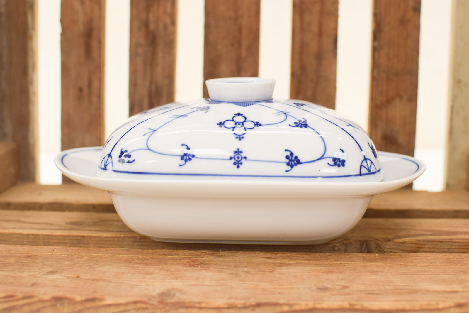 Blau Saks Winterling Bavaria porseleinen botervloot  47672