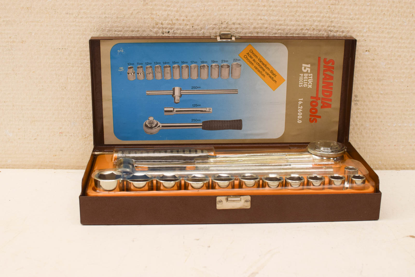 Skandia Tools  15 delige dopsleutelset 47673