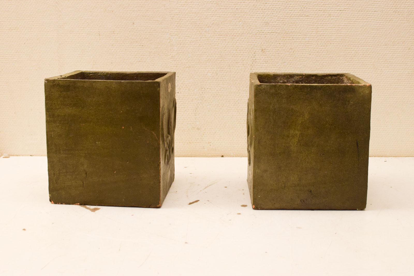 Alternative view of 2 stuks vierkante bloempotten  47692