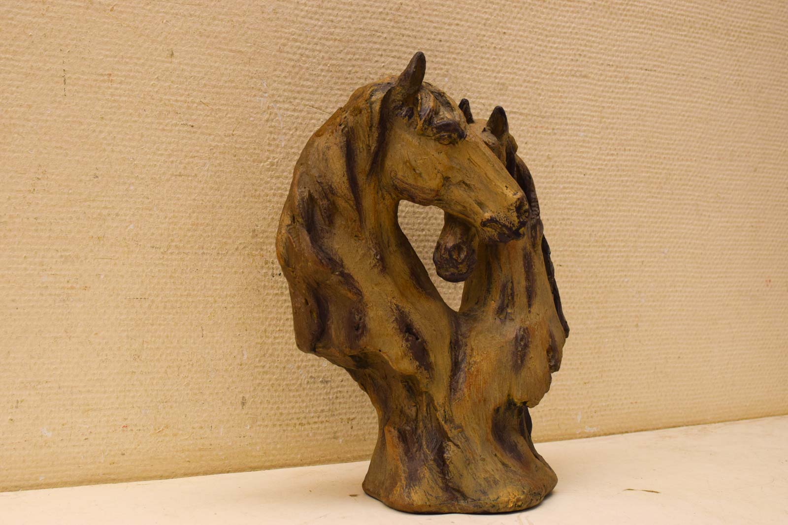 Alternative view of Beeld van 2 paardenhoofden  47779