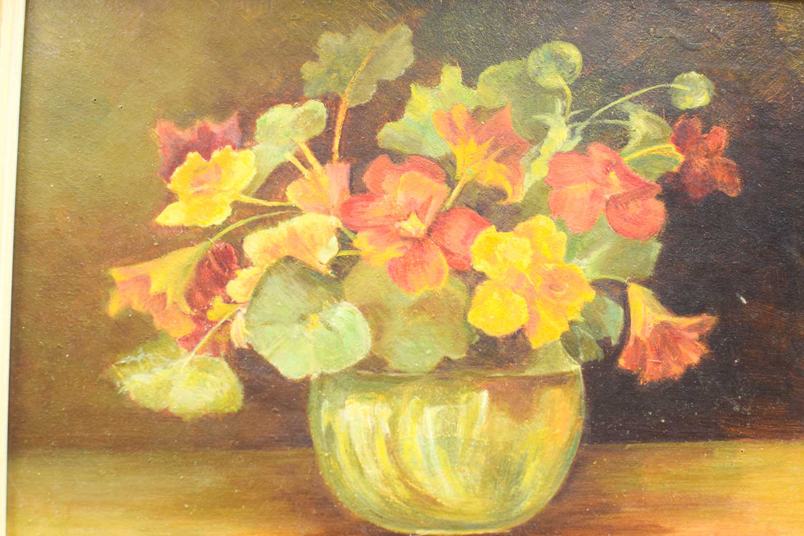 Alternative view of Schilderij van een vaas met bloemen  47789