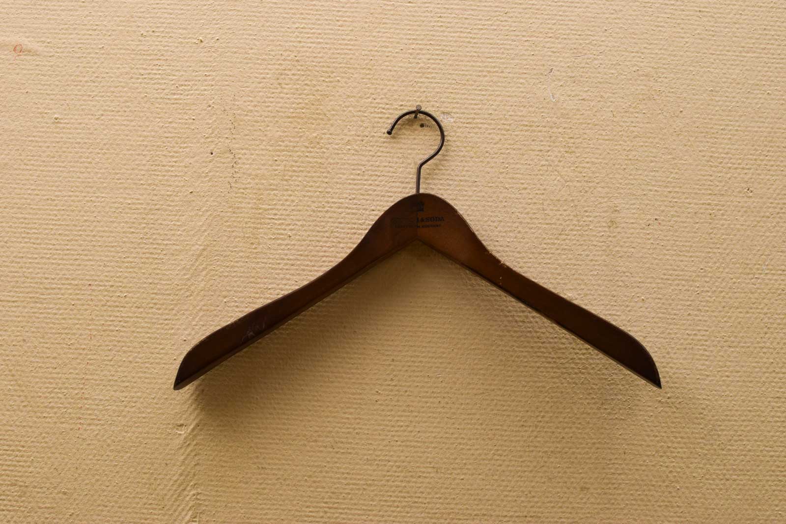 5 stuks Scotch&soda bruine kledinghangers  47798