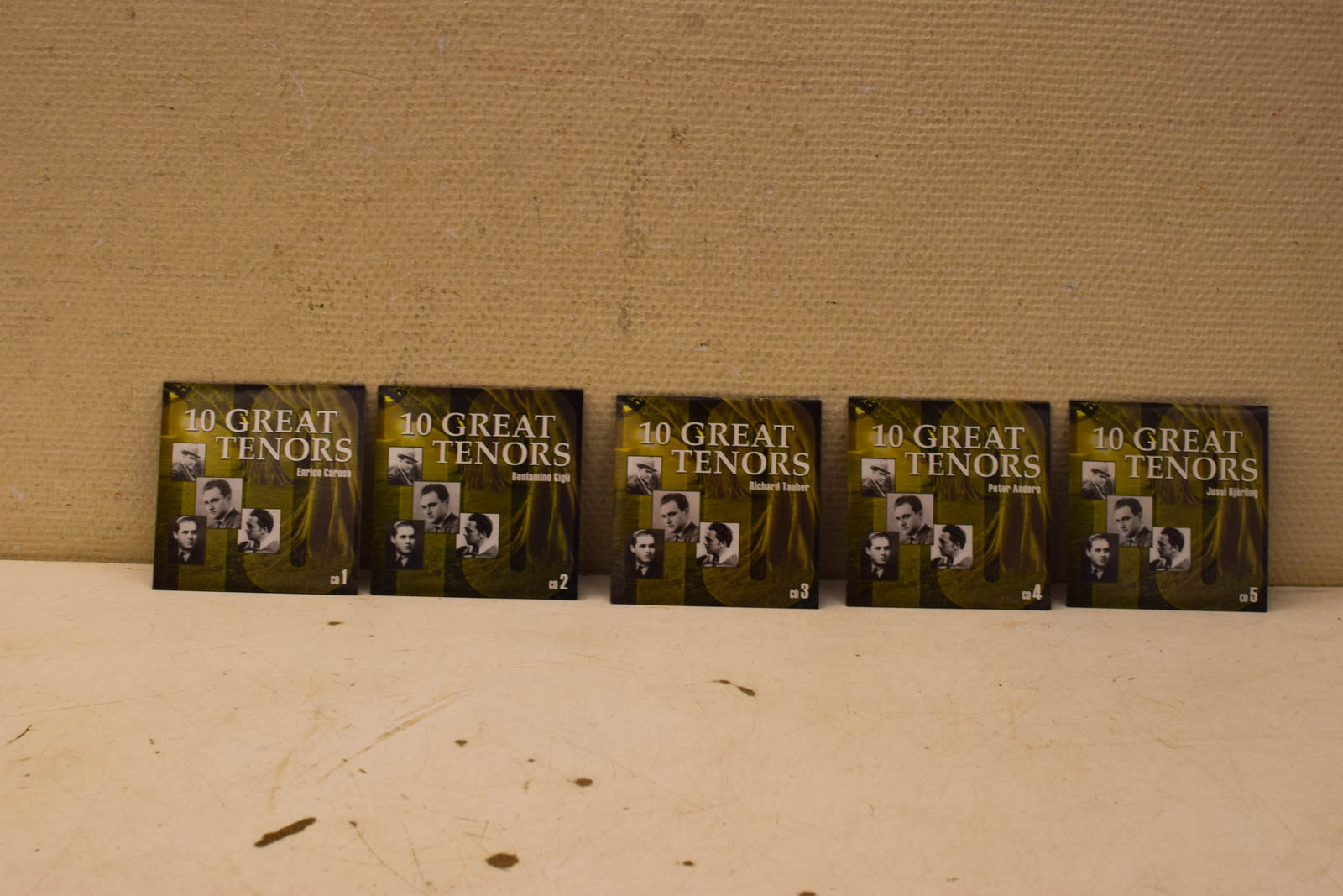 Alternative view of 10 cd box 10 Great tenors  47802