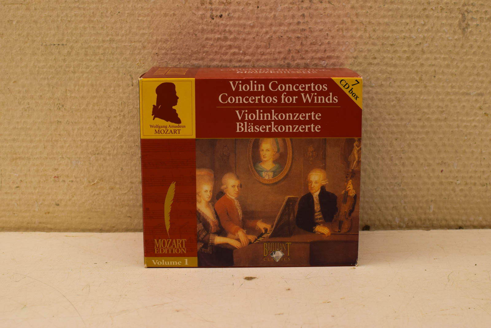 7 cd box Mozart edition volume 1 47922