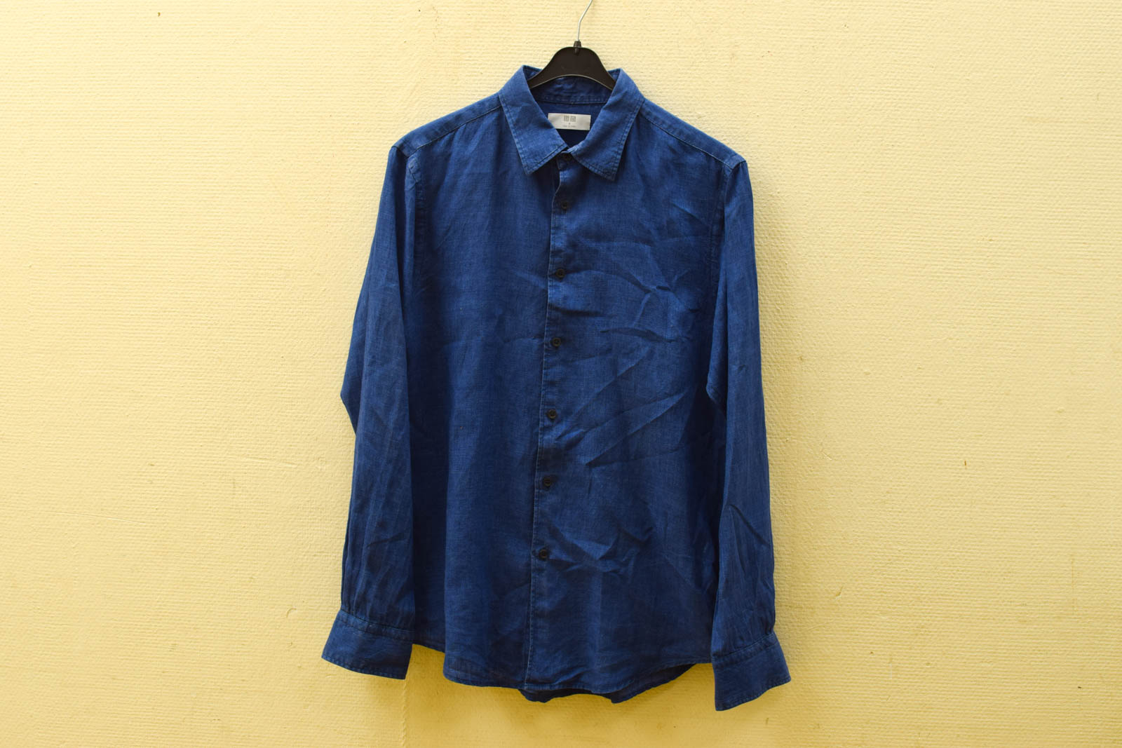 Spijkerblouse met lange mouw 47945