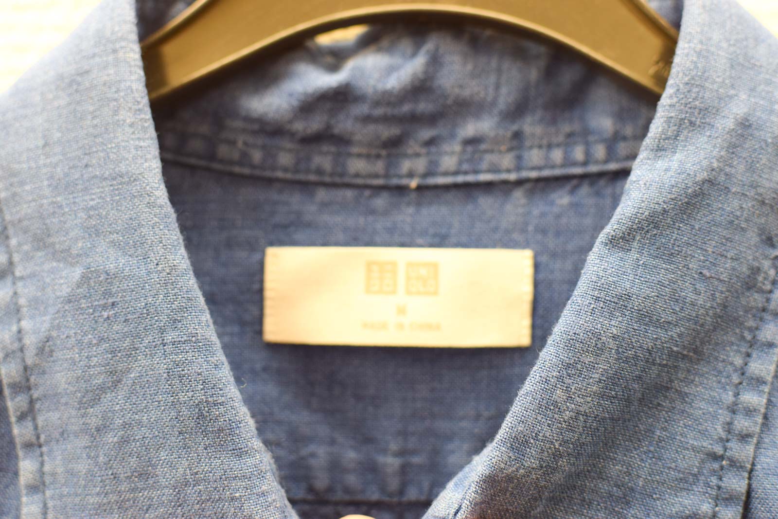 Alternative view of Spijkerblouse met lange mouw 47945