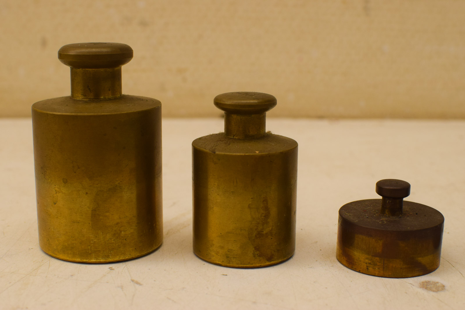 Alternative view of Set gewichten in plastic blok  48124
