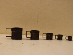 Alternative view of 5 stuks metalen maatbekers 48129