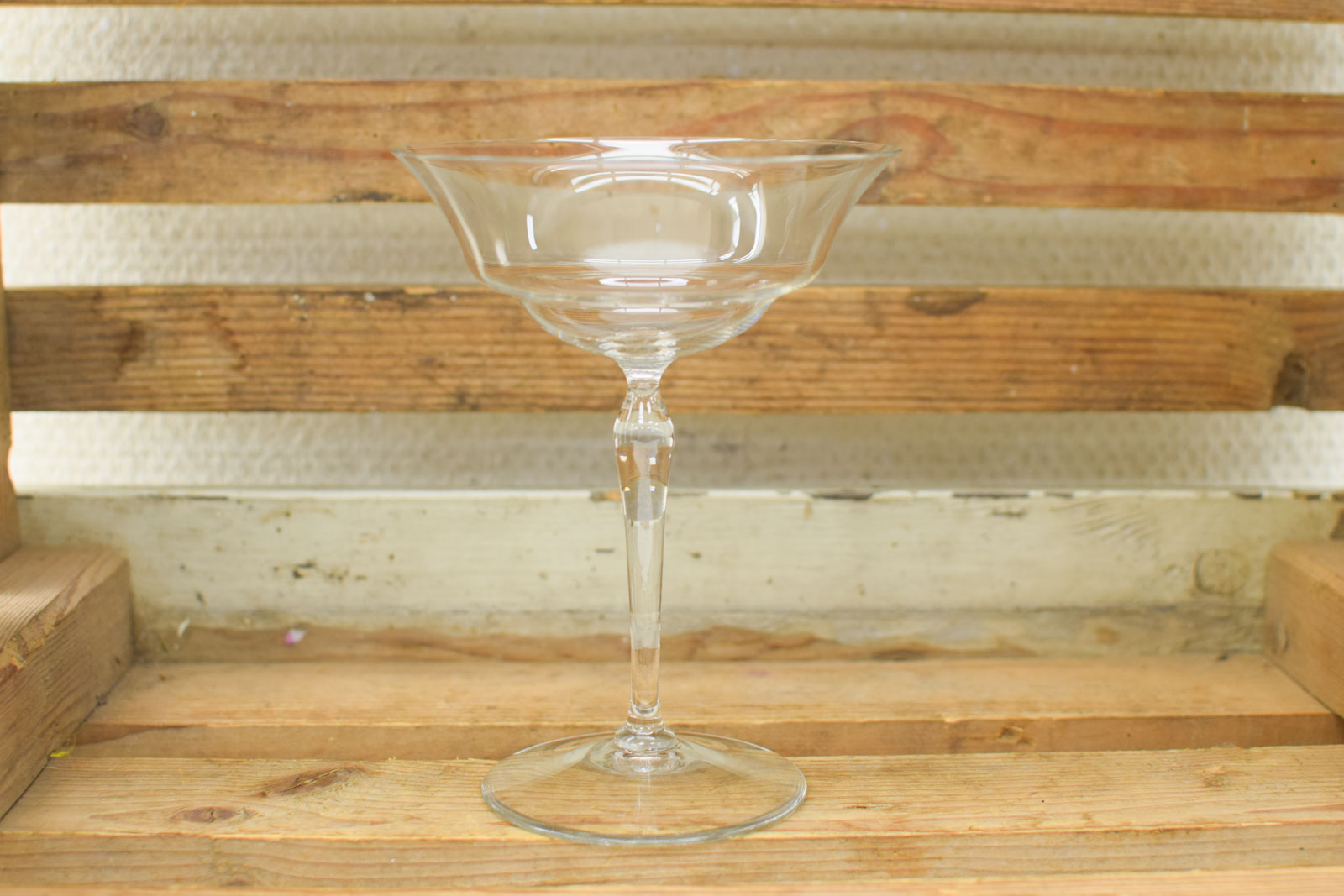 Alternative view of 4 stuks Champagne coupe  glazen op voet  48149