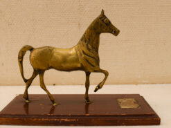 Bronzen Paard op een plankje 48297
