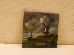 wandtegel met prent van een molen 47985