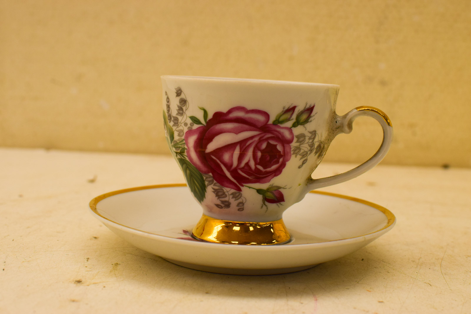 Tirschenreuth Bavaria porseleinen kop en schoteltje 48425